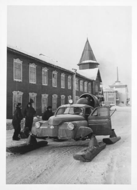 Почтовые аэросани. 1963